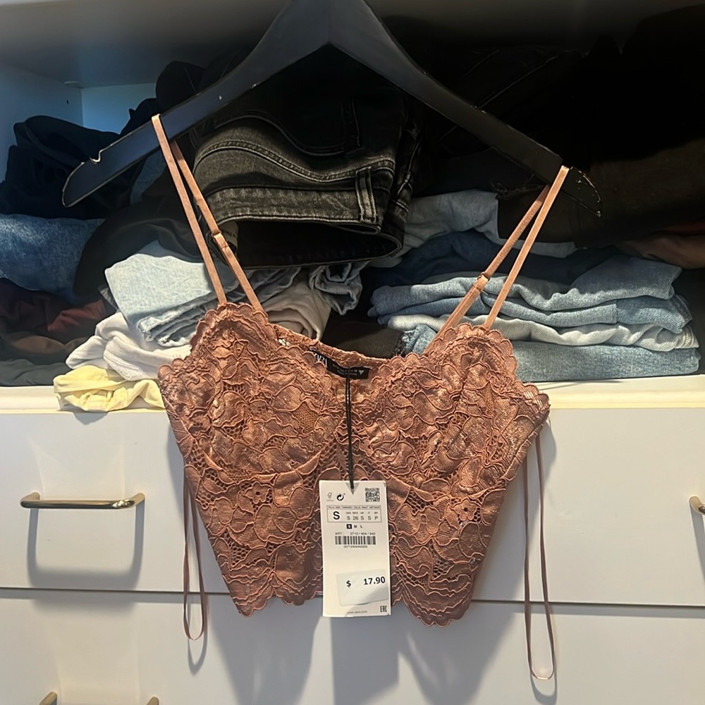 Zara lace top
